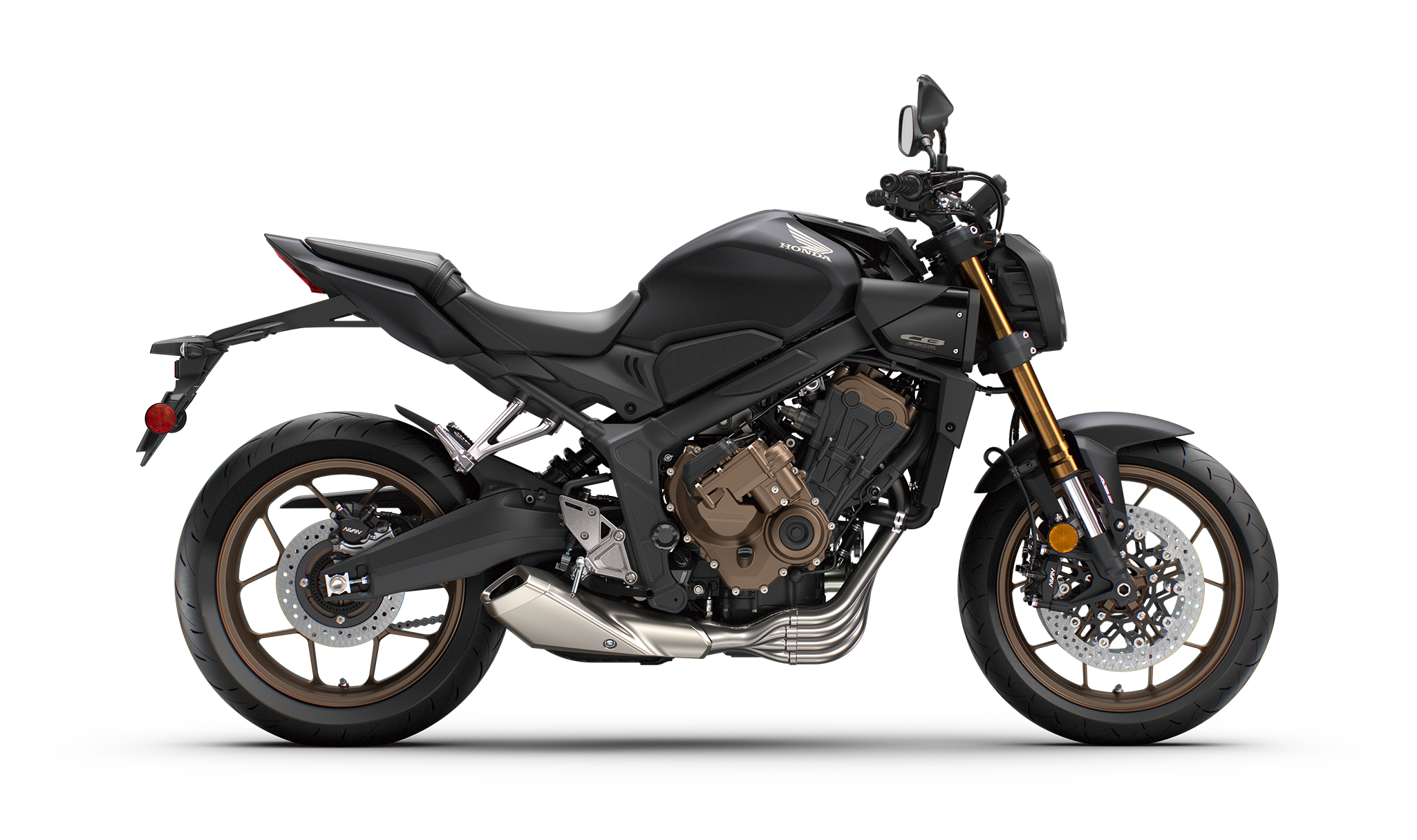 Honda CB650R E-Clutch side profile