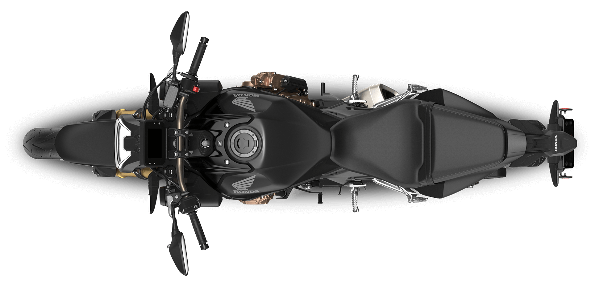 CB650R E-Clutch top view