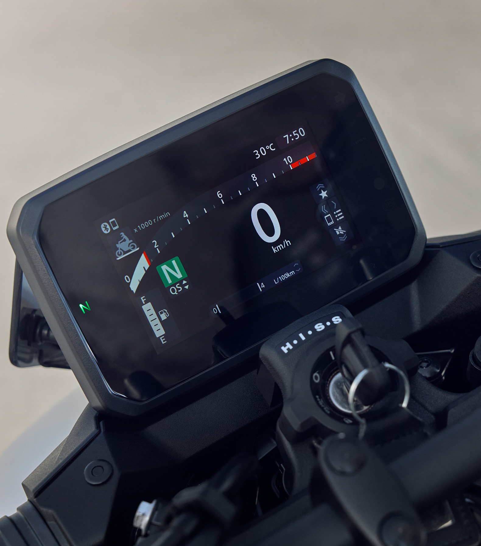 Five-inch TFT instrument display