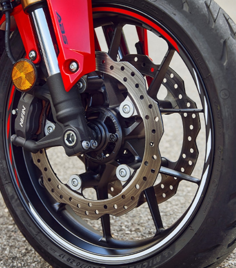 CBR500R ABS braking system