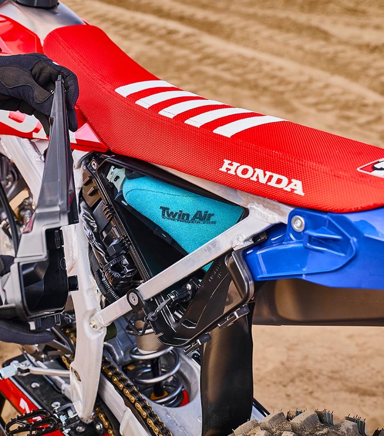 CRF250R high-volume airbox and air cleaner