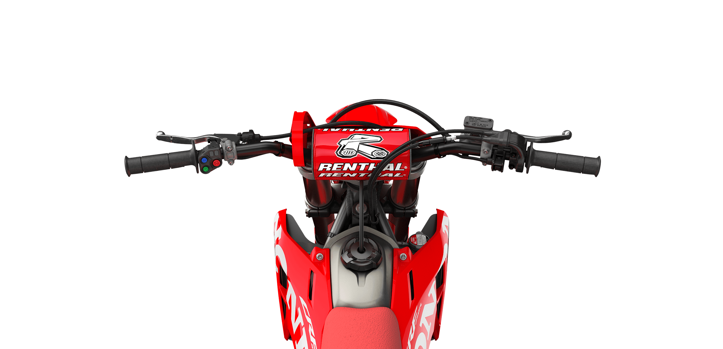 Rider view of 2027 Honda CRF250R