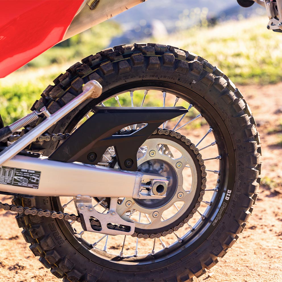 18-inch rear wheel