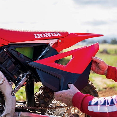 CRF450RX airbox and filter