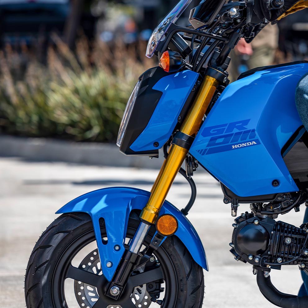 Honda Grom inverted fork front suspension
