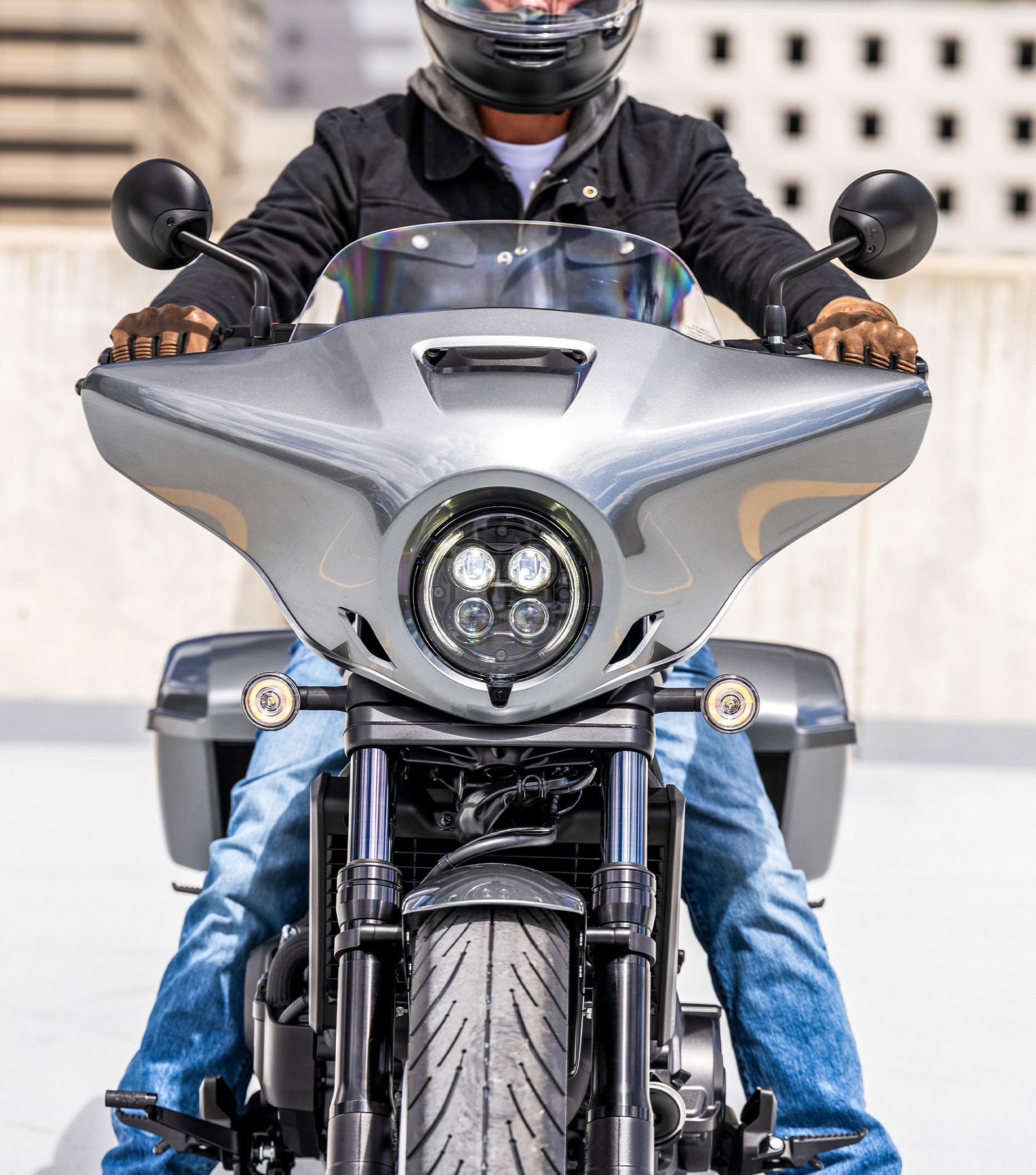 Handlebar-mounted fairing