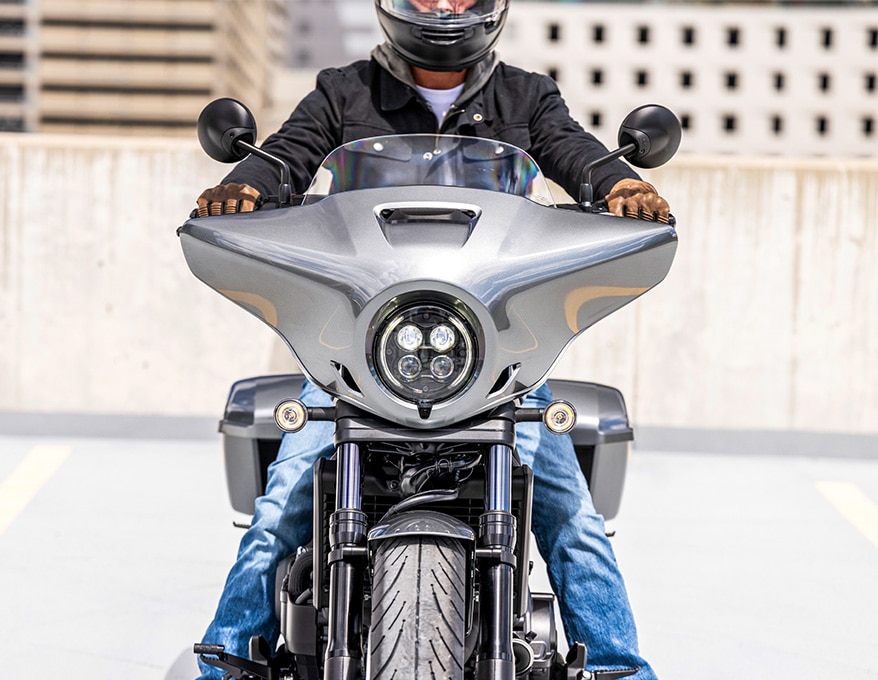 Rebel 1100T handlebar-mounted fairing