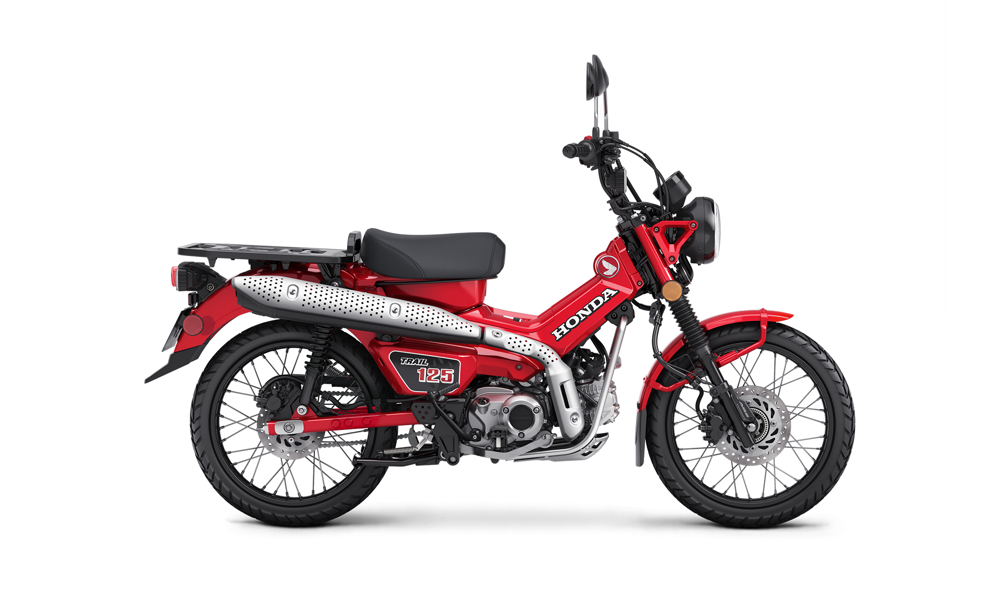 2026 Honda Trail125 in Glowing Red