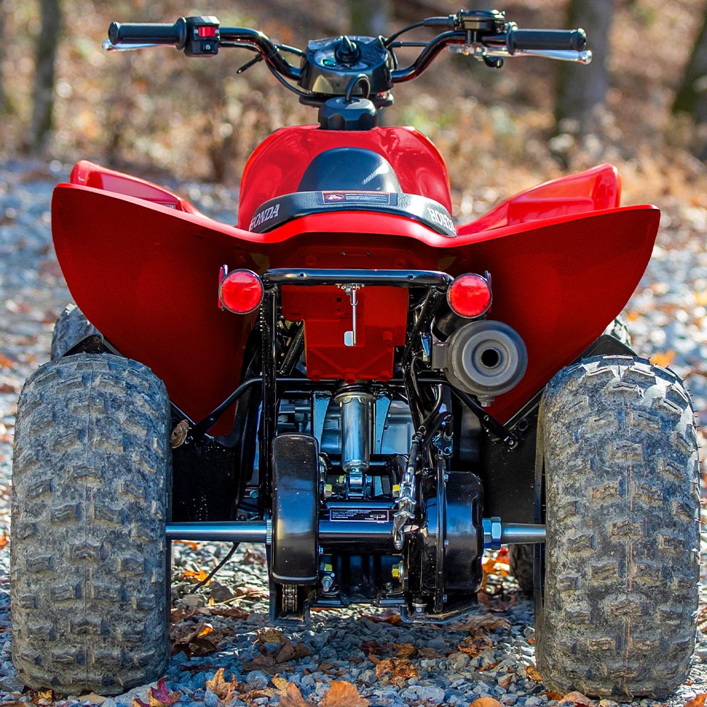 TRX90X rear suspension