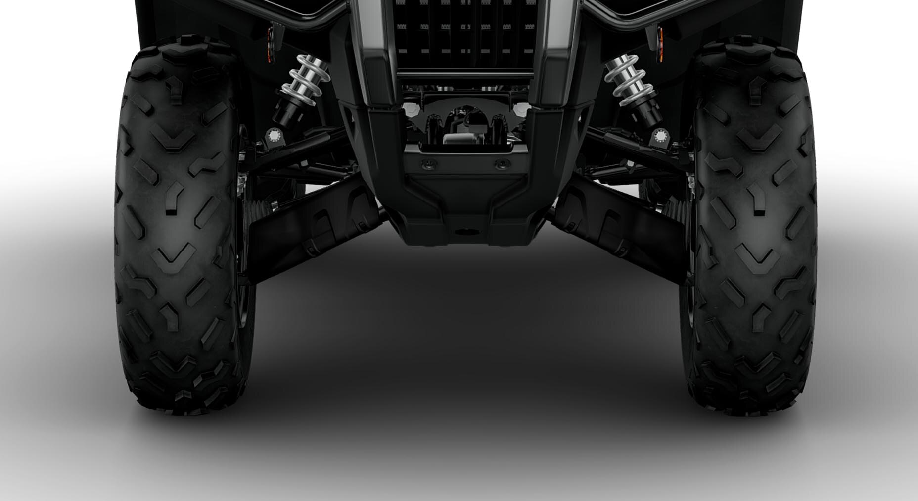 Wide front driveshaft guards