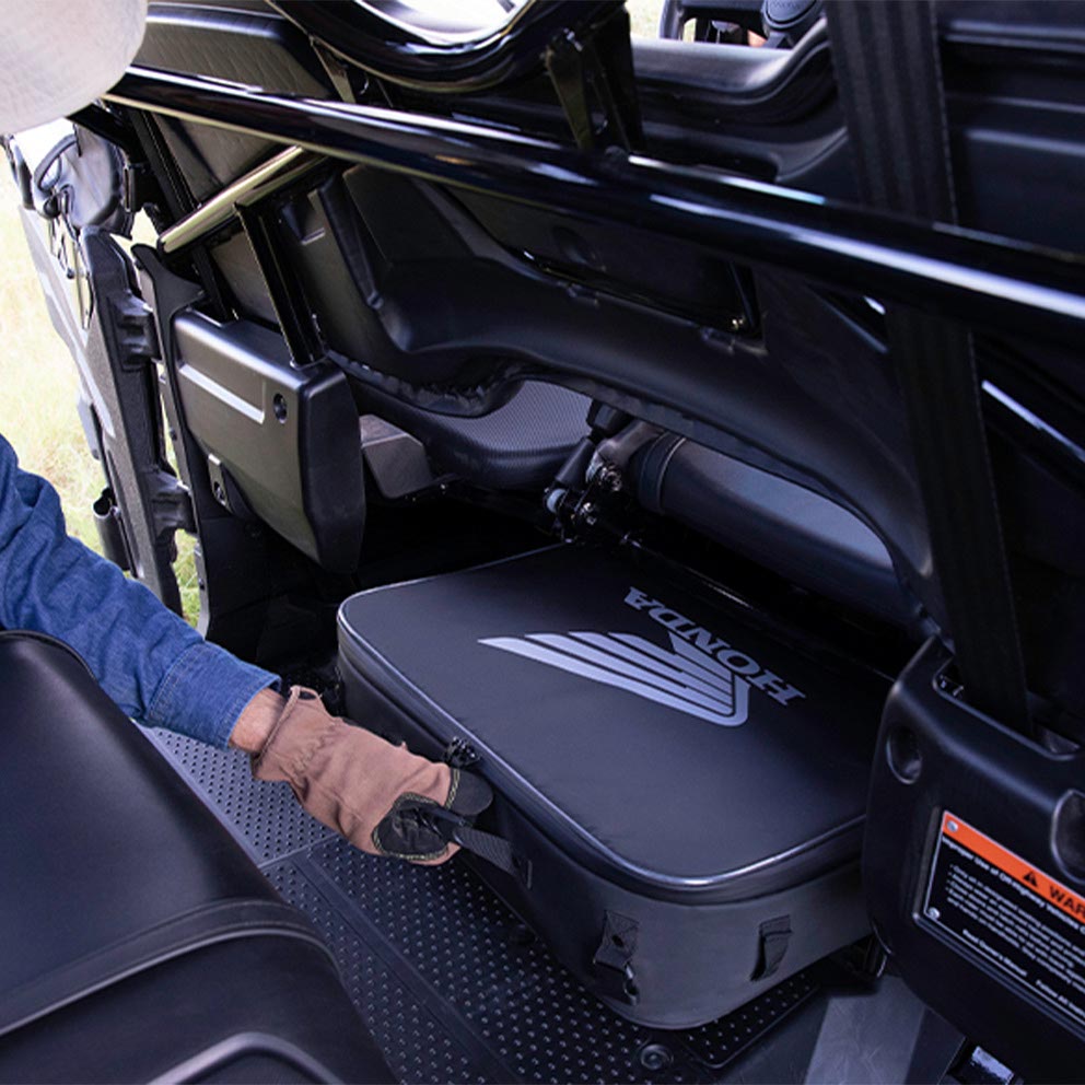 More underseat storage