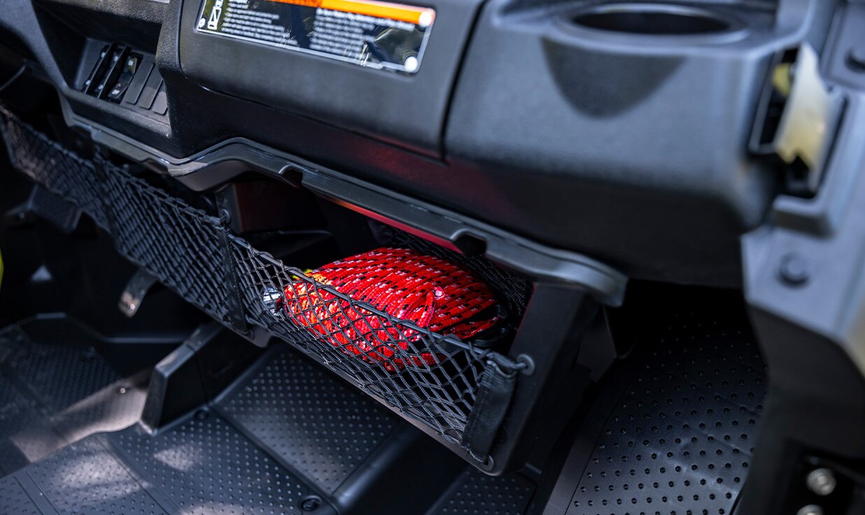 Under-dash storage