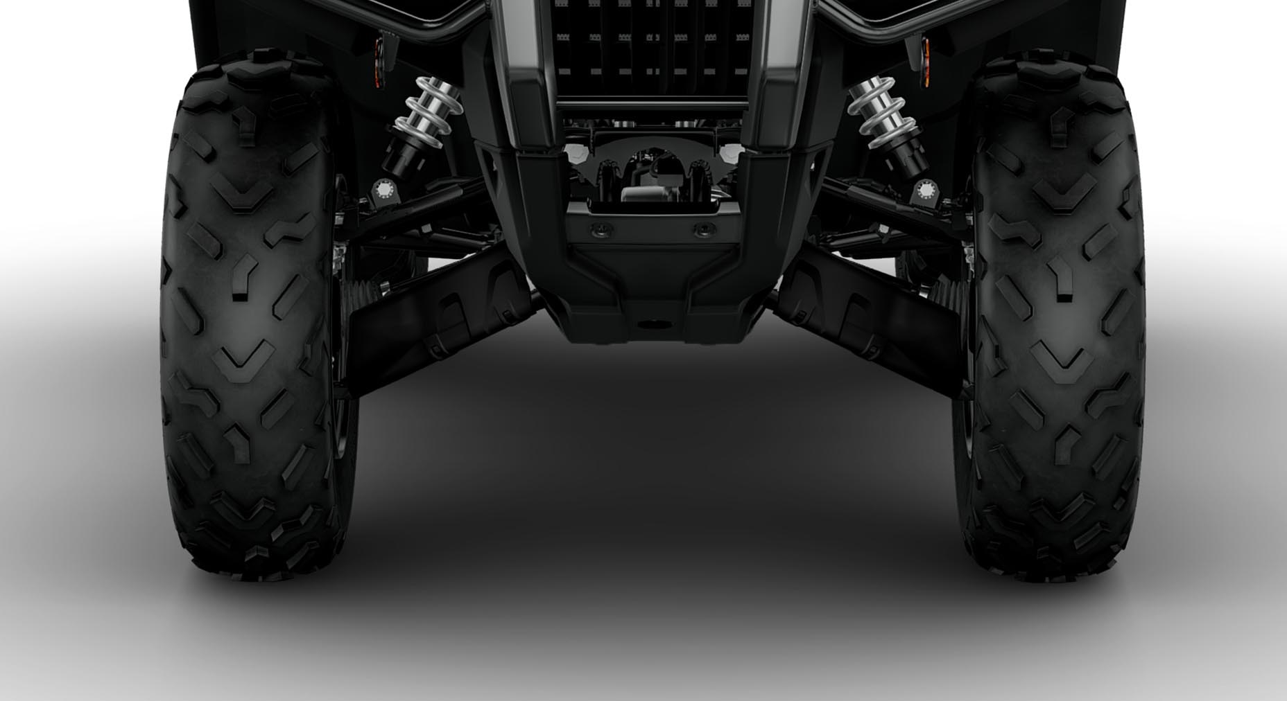 Wide front driveshaft guards