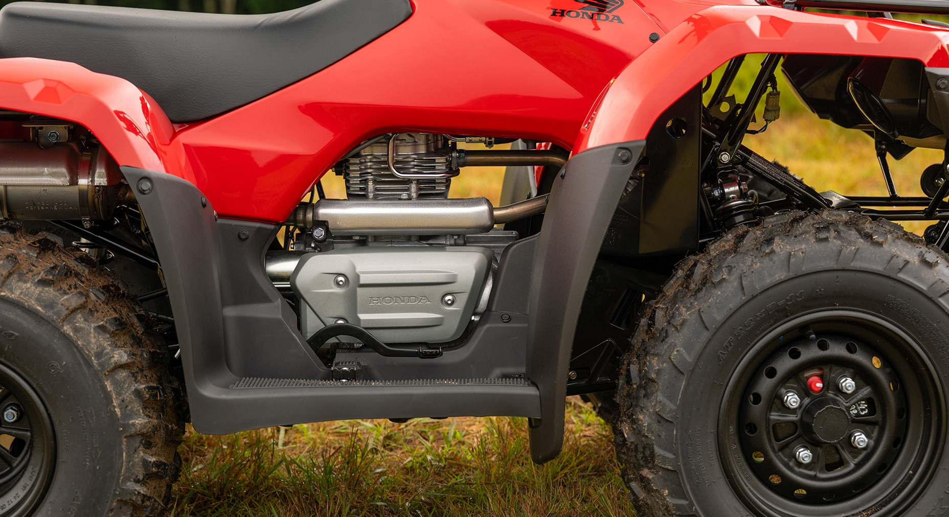 Longitudinal engine layout