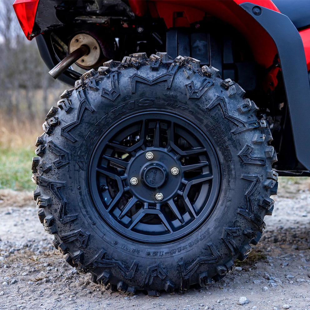 Larger 26-inch tires