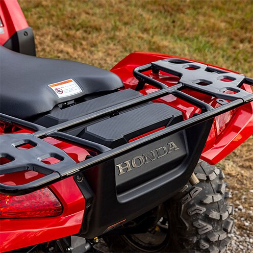 Rugged front and rear racks