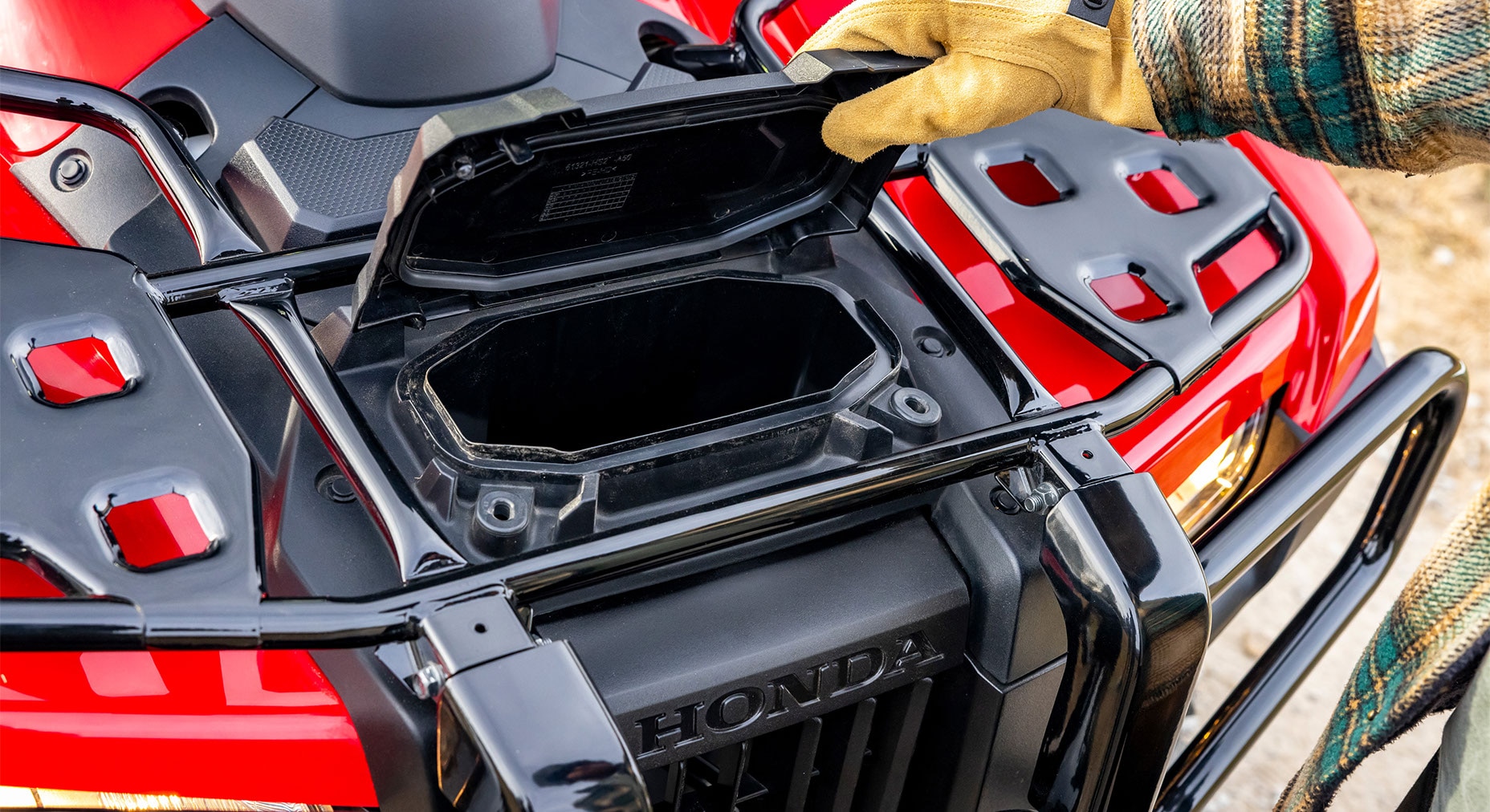 Ample integrated storage