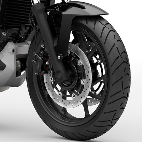 Disc brakes with combined ABS