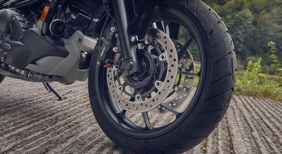 Disc brakes with combined ABS