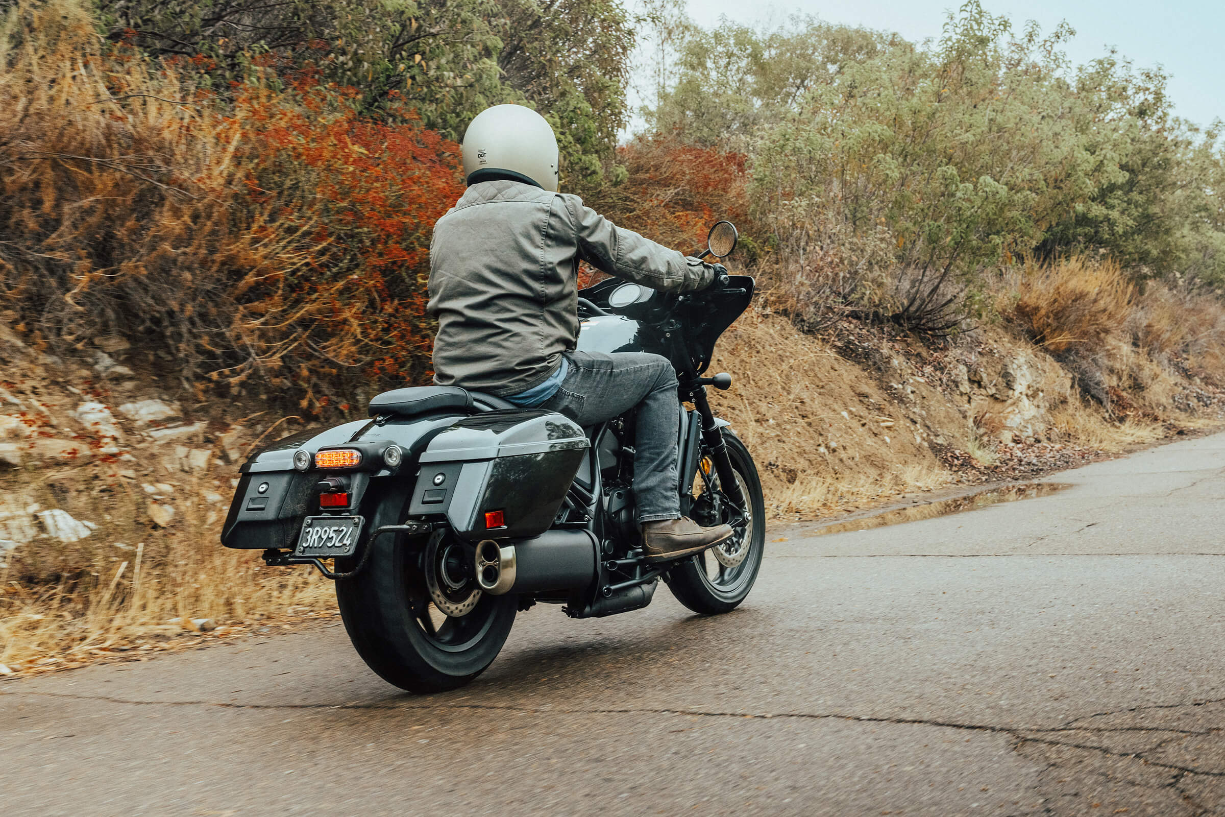 honda rebel bagger