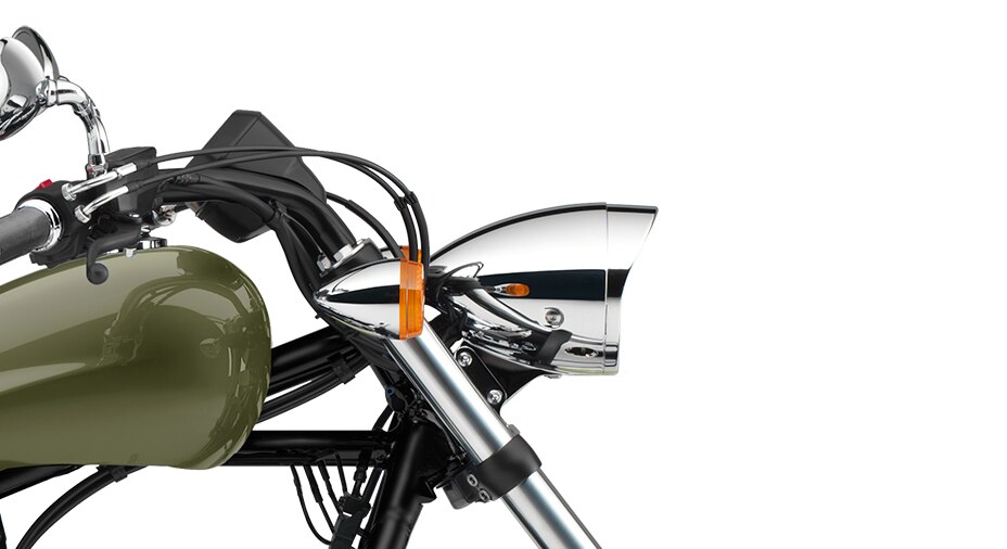 Raked front-end