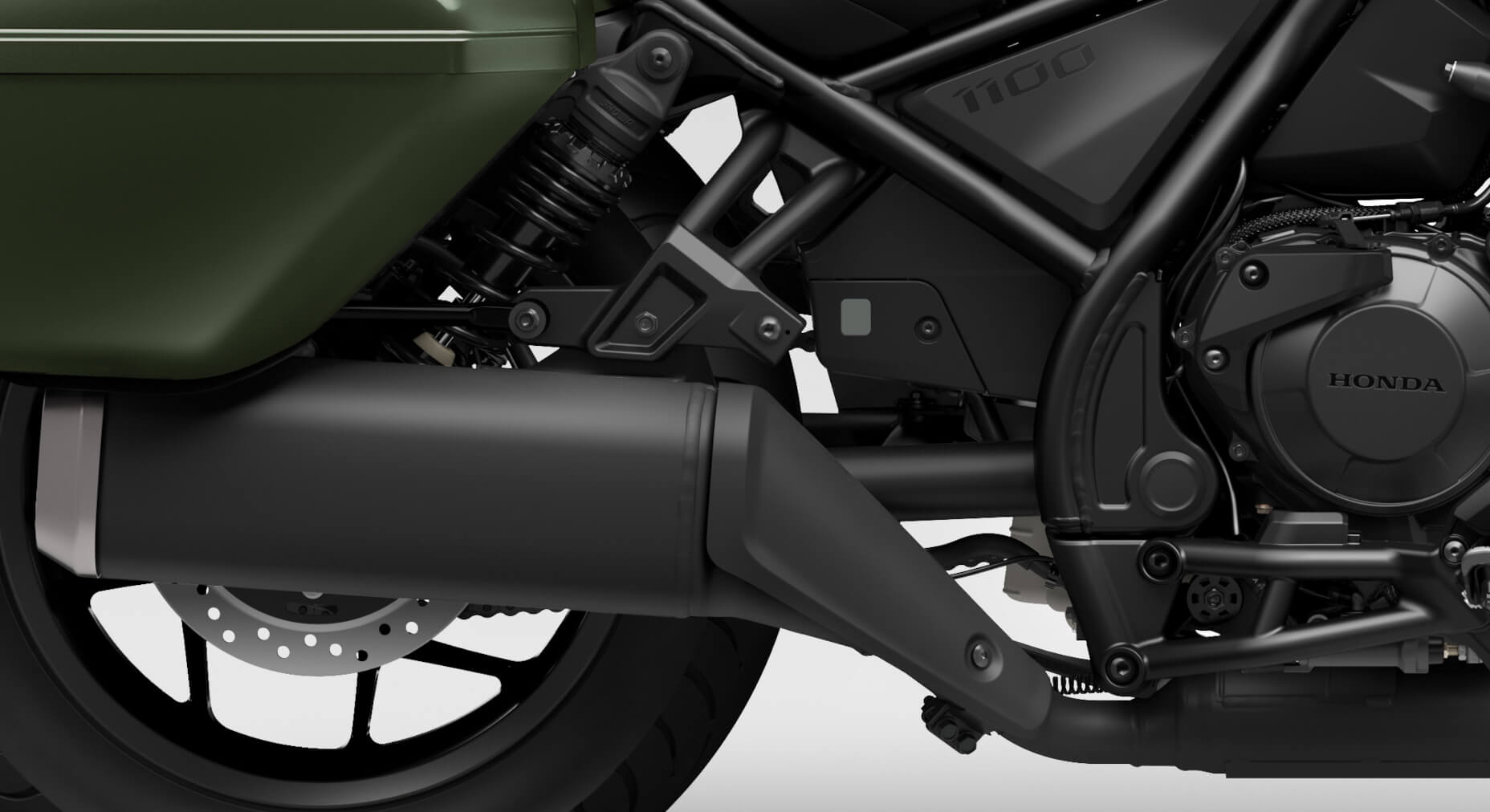 Blacked-out muffler