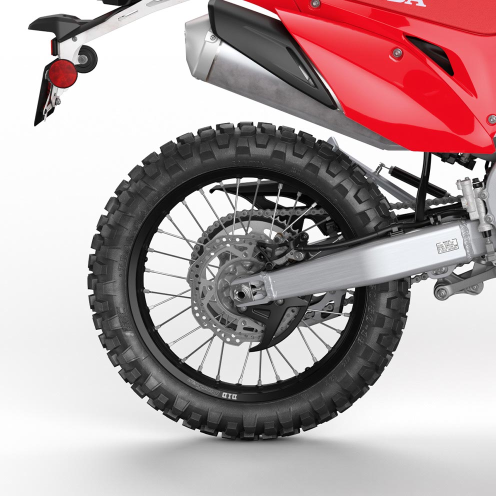 18-inch rear wheel