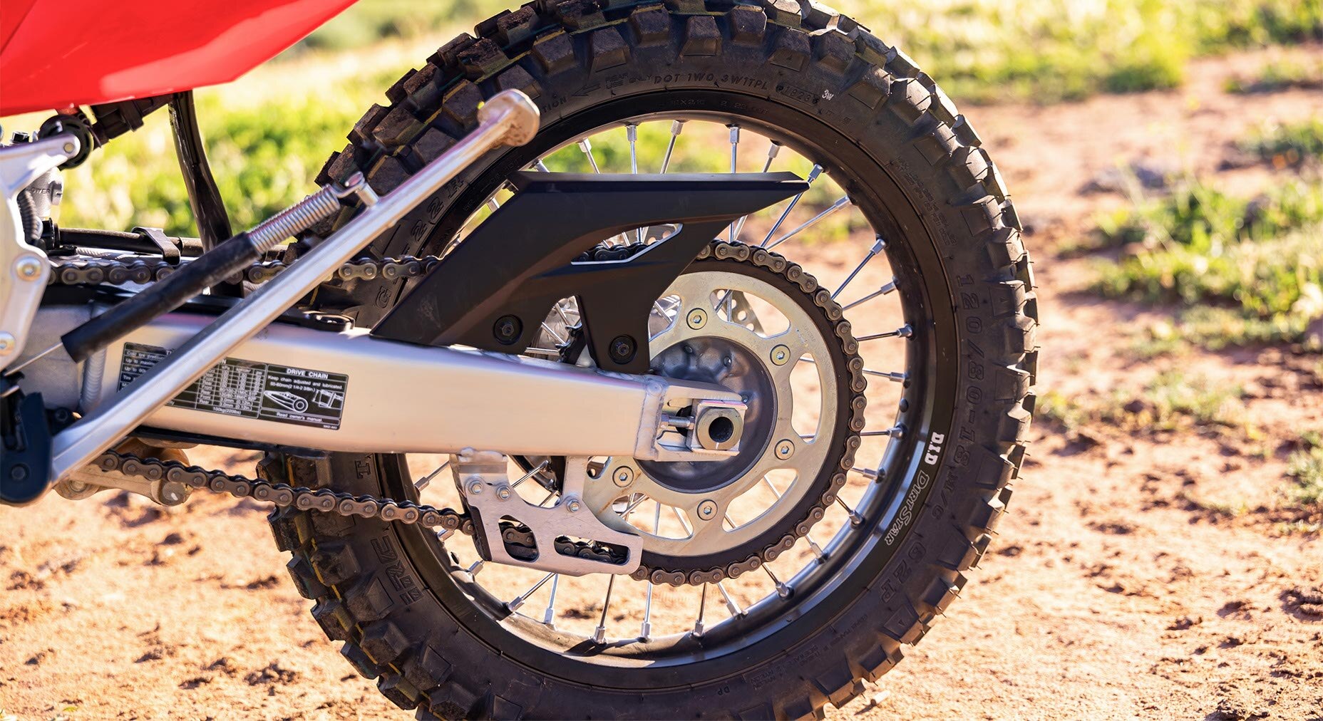 18-inch rear wheel