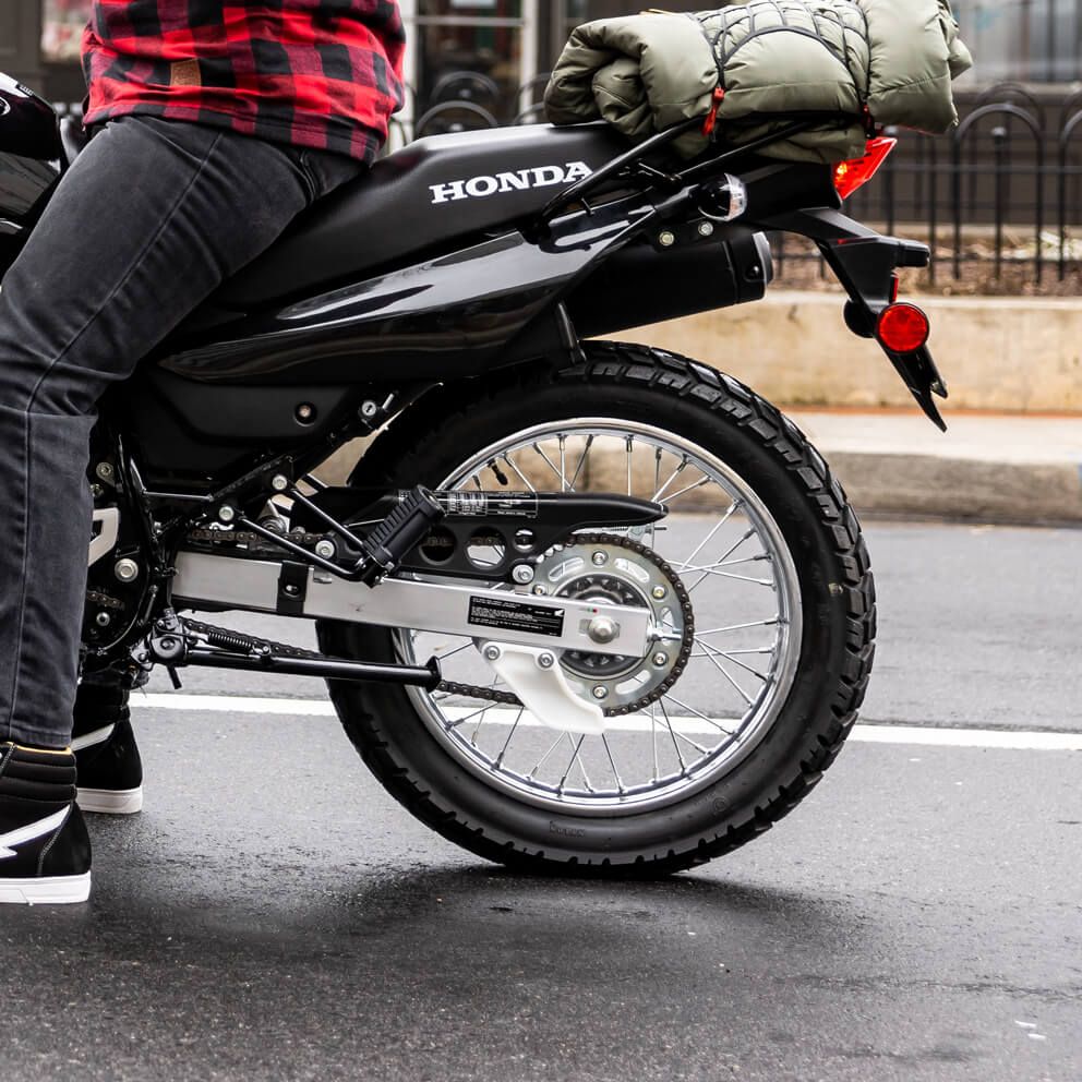 17-inch rear wheel