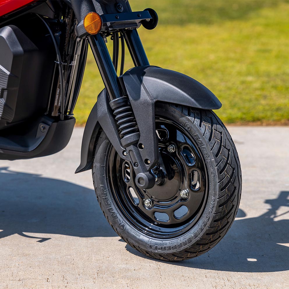 Telescopic-fork suspension