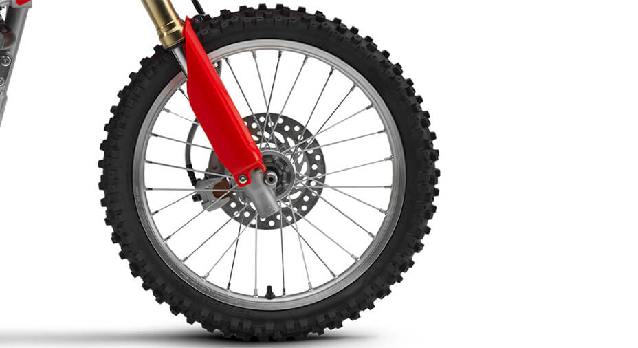 Front and rear disc brakes