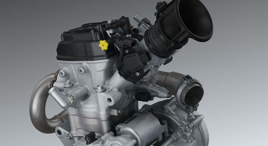 DOHC engine layout