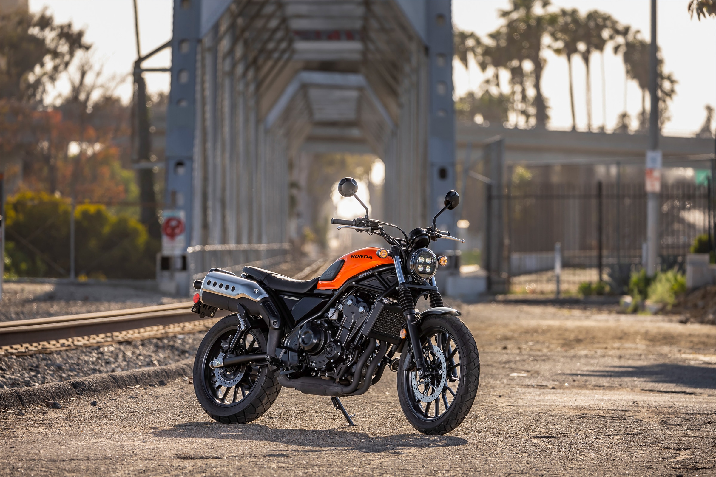 Motor honda shop scrambler
