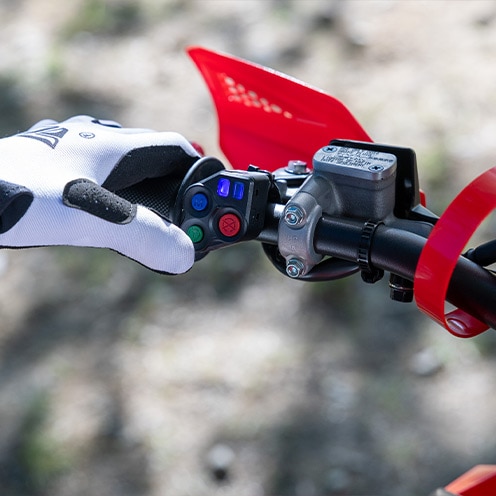 Engine mode selection button