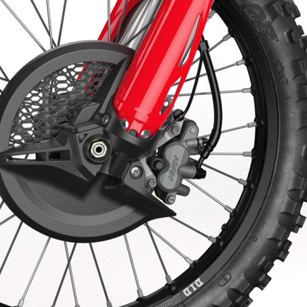 Works-style front brake