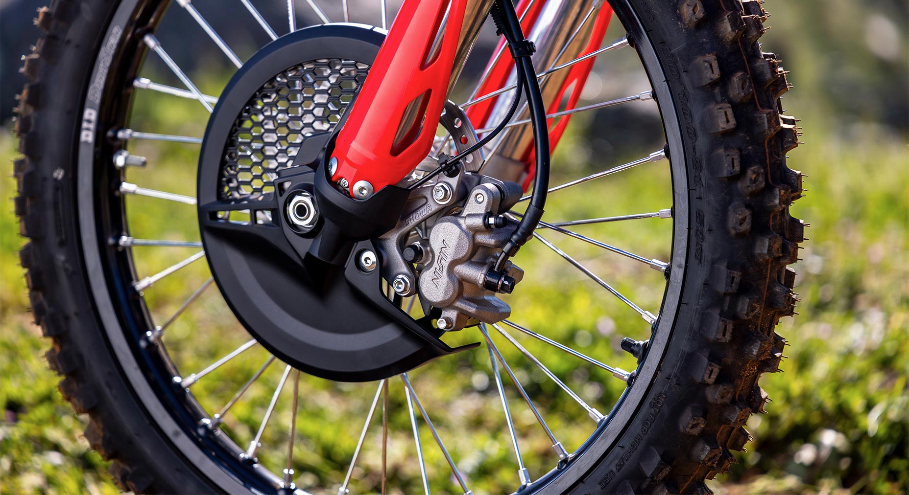 Works-style front brake