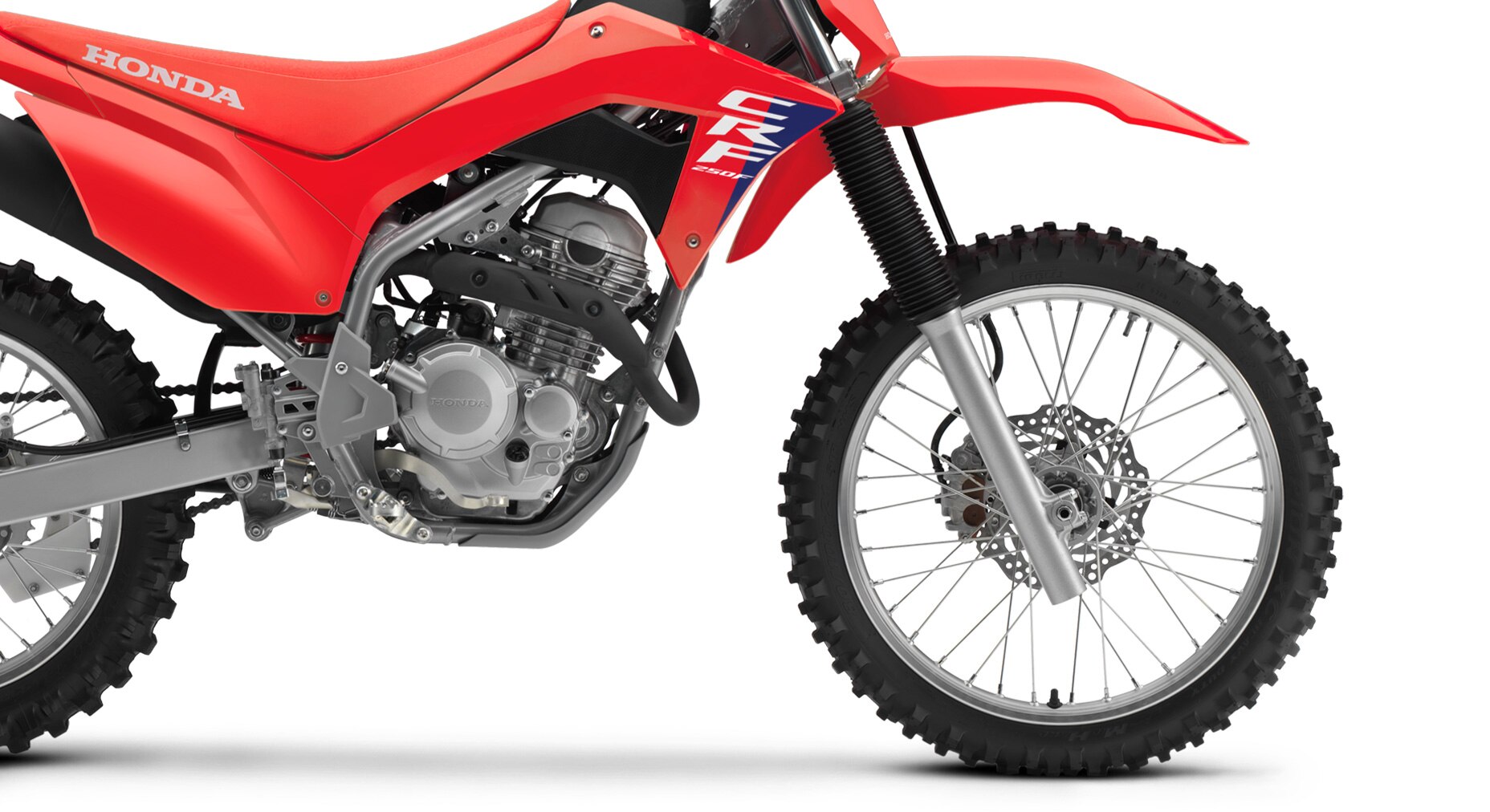 Petal-disc front brake