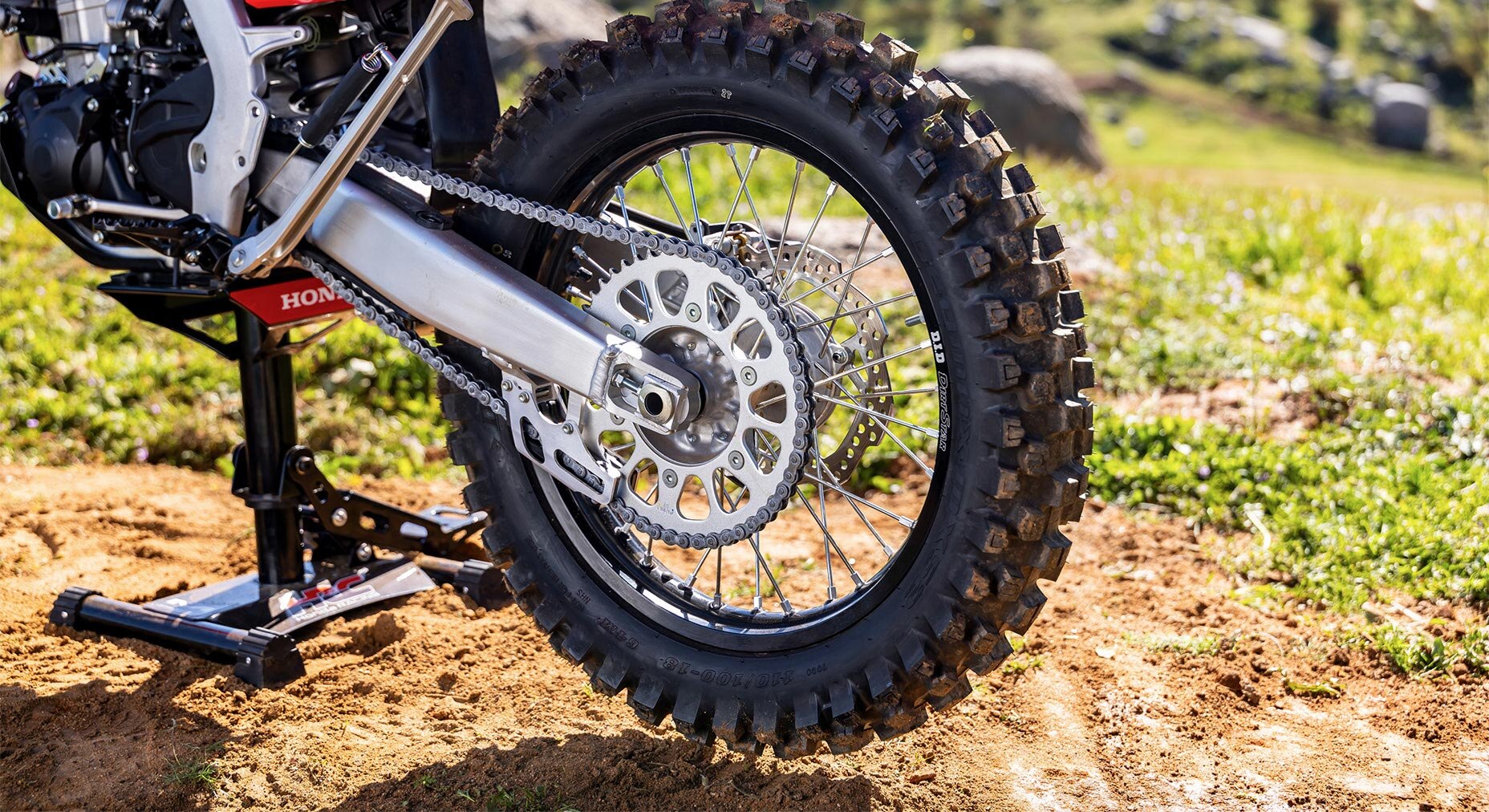 18-inch rear wheel