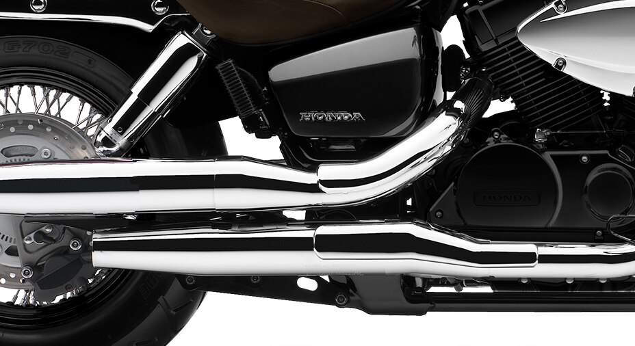 2-into-2 chrome exhaust