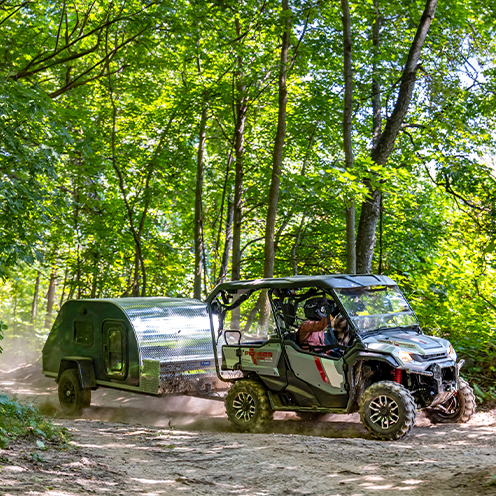 2500-pound towing capacity
