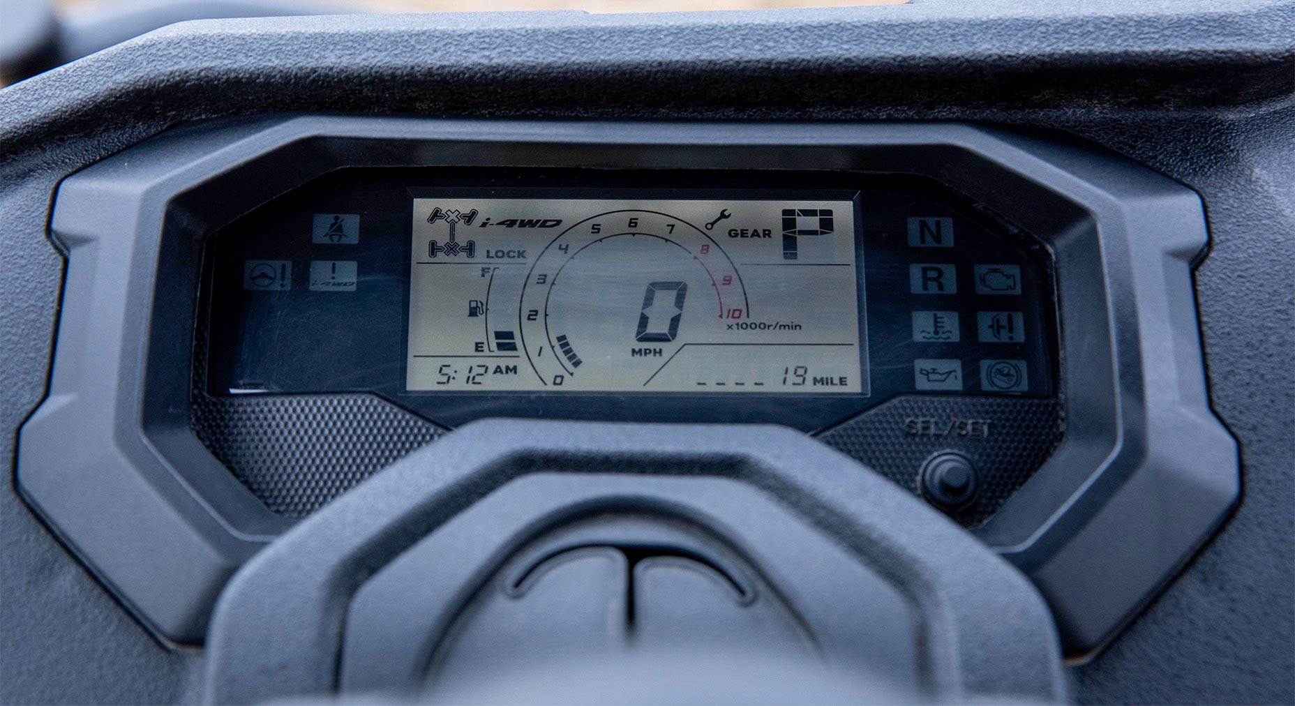 LCD instrument display