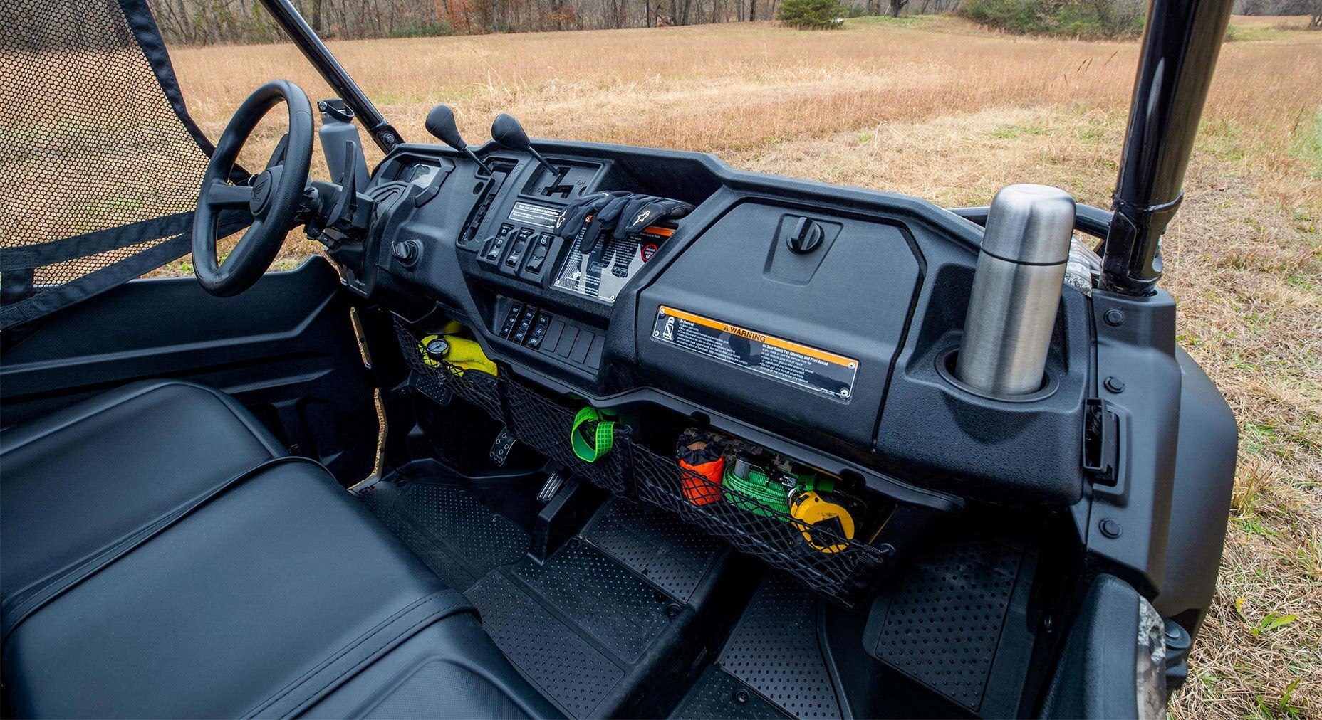 More underseat storage