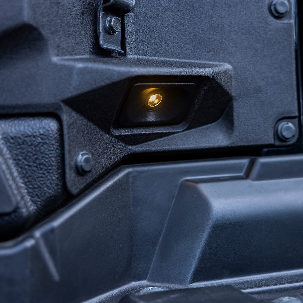Bed lights and 12-volt outlet