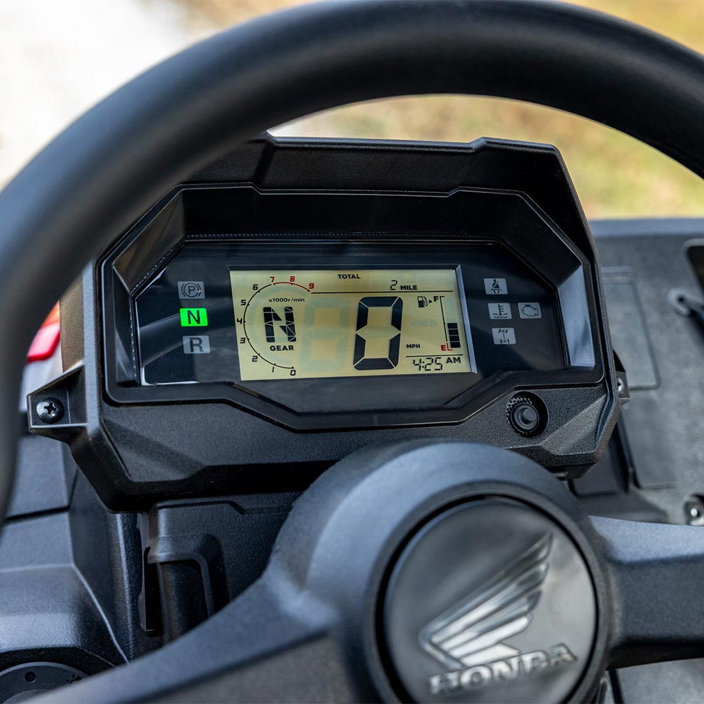 LCD instrument display