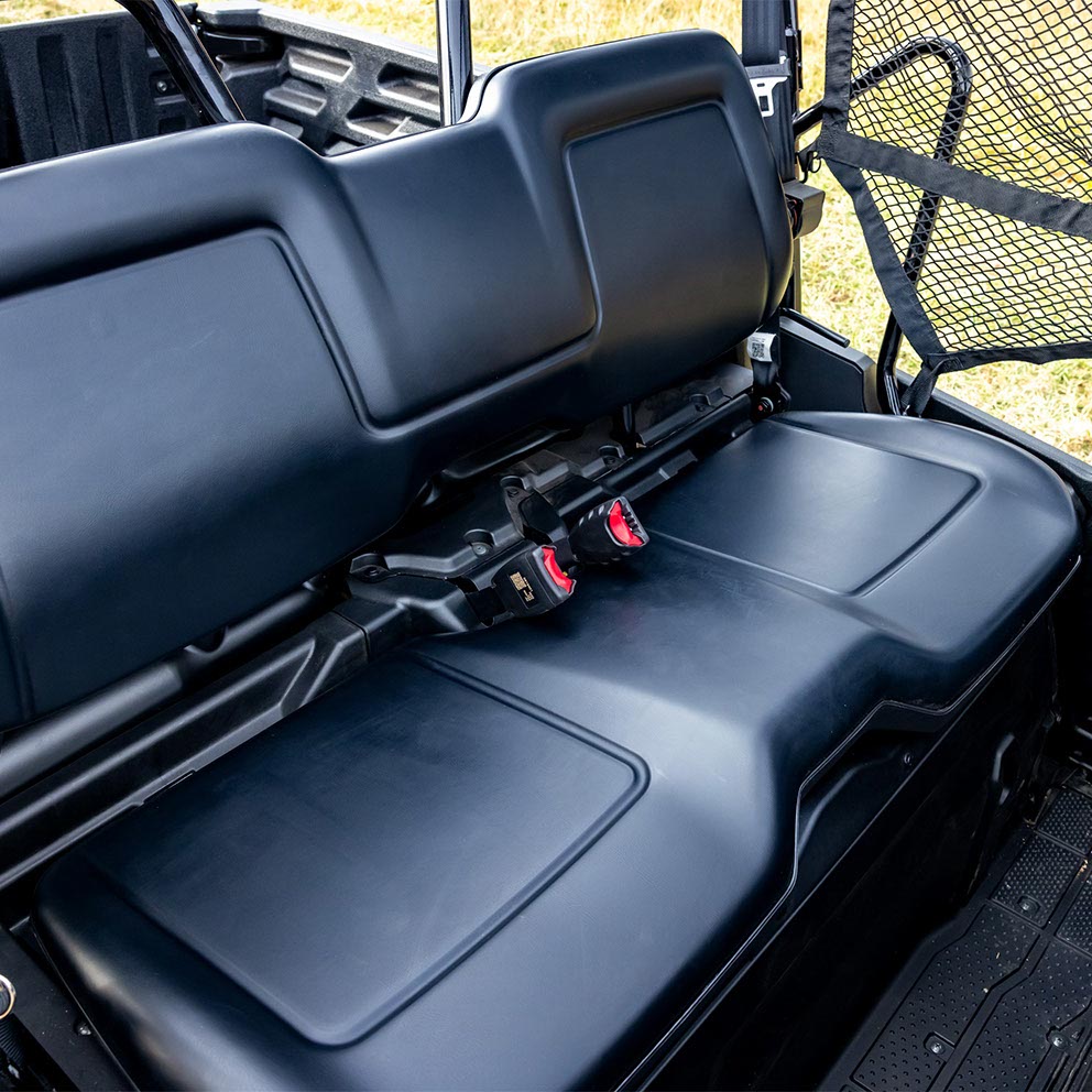 Contoured bench seat