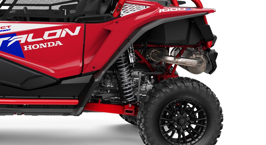 Powerful 999cc twin-cylinder engine